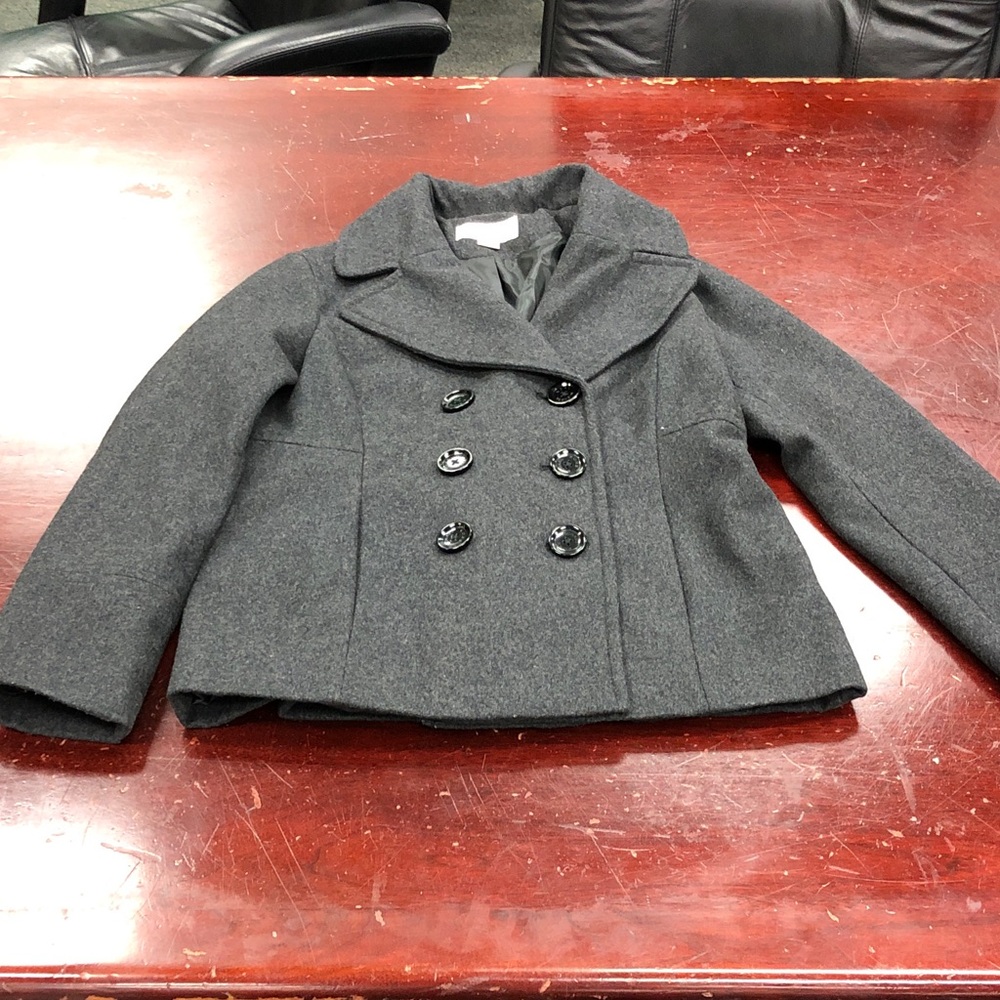 Michael Kors Charcoal Wool Coat